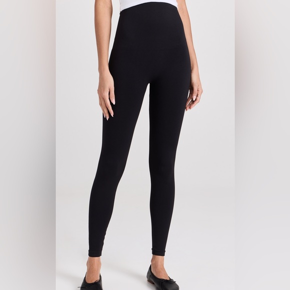 Spanx Black Look At Me Now Leggings - Picture 1 of 4
